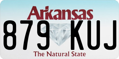AR license plate 879KUJ