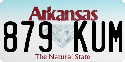 AR license plate 879KUM