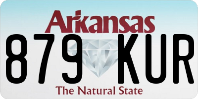 AR license plate 879KUR