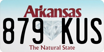 AR license plate 879KUS