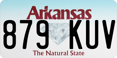 AR license plate 879KUV
