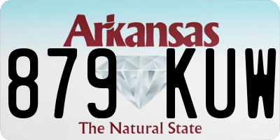 AR license plate 879KUW