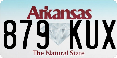 AR license plate 879KUX