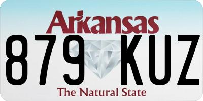 AR license plate 879KUZ