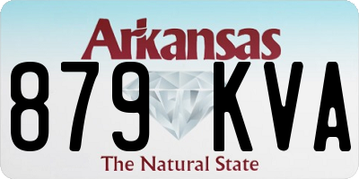 AR license plate 879KVA