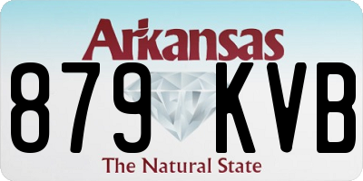 AR license plate 879KVB