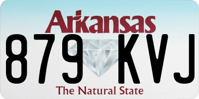 AR license plate 879KVJ