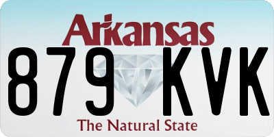 AR license plate 879KVK
