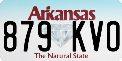 AR license plate 879KVO