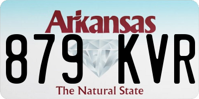 AR license plate 879KVR