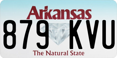 AR license plate 879KVU