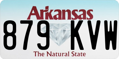 AR license plate 879KVW