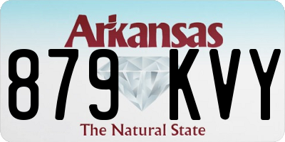 AR license plate 879KVY