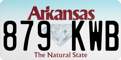 AR license plate 879KWB