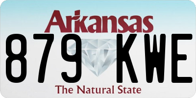 AR license plate 879KWE