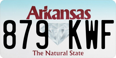 AR license plate 879KWF