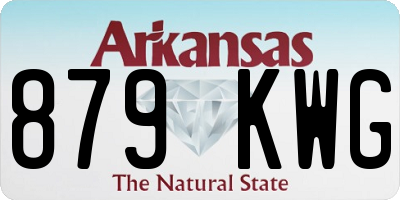 AR license plate 879KWG