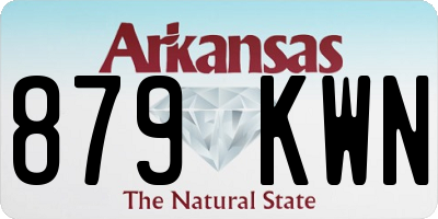 AR license plate 879KWN