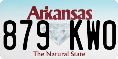 AR license plate 879KWO