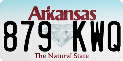 AR license plate 879KWQ