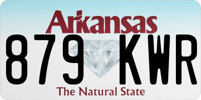AR license plate 879KWR