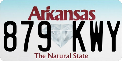 AR license plate 879KWY