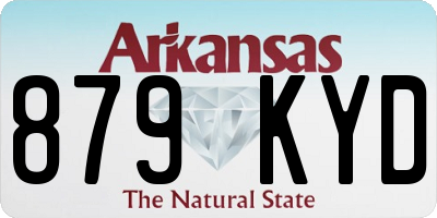 AR license plate 879KYD