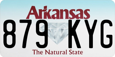 AR license plate 879KYG