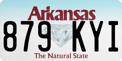 AR license plate 879KYI