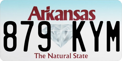 AR license plate 879KYM