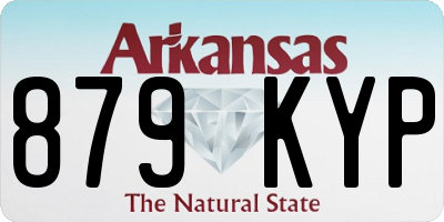 AR license plate 879KYP