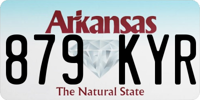 AR license plate 879KYR