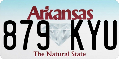 AR license plate 879KYU