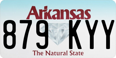 AR license plate 879KYY