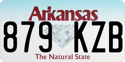 AR license plate 879KZB