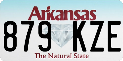 AR license plate 879KZE