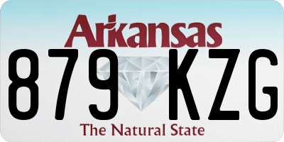 AR license plate 879KZG