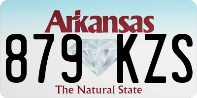 AR license plate 879KZS