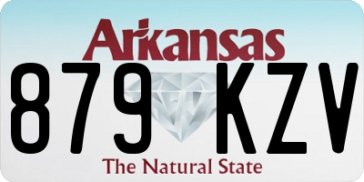 AR license plate 879KZV