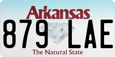 AR license plate 879LAE