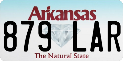 AR license plate 879LAR