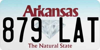 AR license plate 879LAT