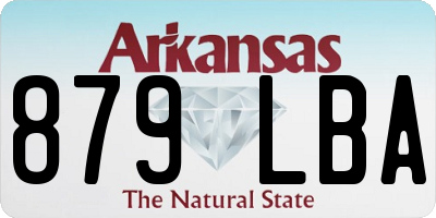 AR license plate 879LBA