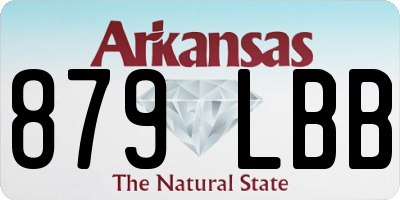 AR license plate 879LBB