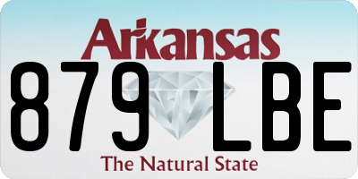 AR license plate 879LBE