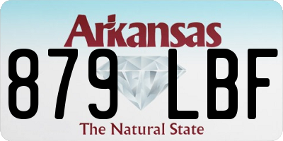 AR license plate 879LBF