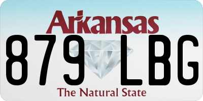 AR license plate 879LBG