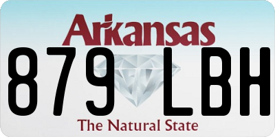 AR license plate 879LBH