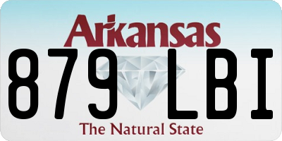 AR license plate 879LBI