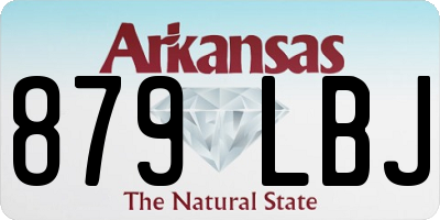 AR license plate 879LBJ